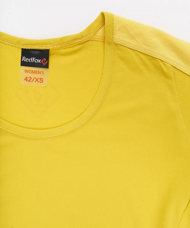 Футболка женская RedFox Amplitude SS eucalyptus/yellow