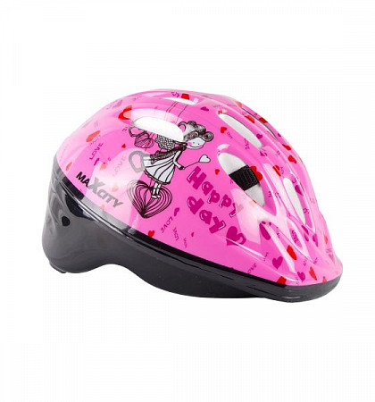 Шлем для роликовых коньков Maxcity Baby Angel pink