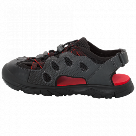 На картинке изображен Сандалии детские Jack Wolfskin Titicaca Low K black Сандалии детские Jack Wolfskin Titicaca Low K black