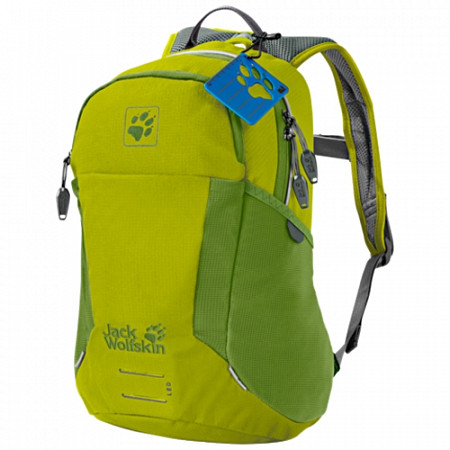 На картинке изображен Детский рюкзак Jack Wolfskin Kids Moab Jam green lime 2006091-4038 Детский рюкзак Jack Wolfskin Kids Moab Jam green lime 2006091-4038