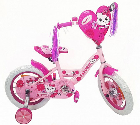 Велосипед Favorit Kitty 14" (2019) Pink KIT-14PN