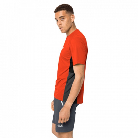 Футболка мужская Jack Wolfskin Narrows T M wild brier