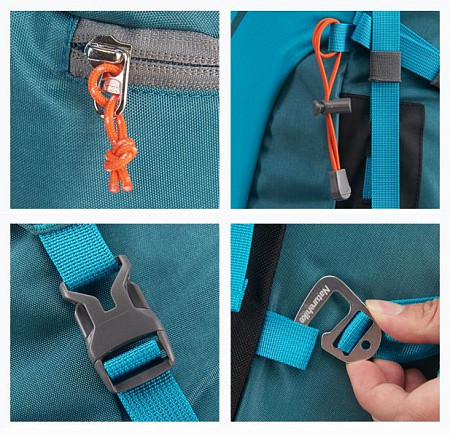 На картинке изображен Туристический рюкзак Naturehike Trekking 55 л Black Туристический рюкзак Naturehike Trekking 55 л Black