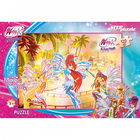 На картинке изображен Пазлы Step Puzzle 120 "Winx" (Rainbow) набор 5 Пазлы Step Puzzle 120 "Winx" (Rainbow) набор 5