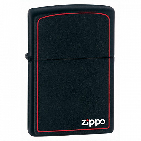 Зажигалка Zippo Black Matte with border 218ZB