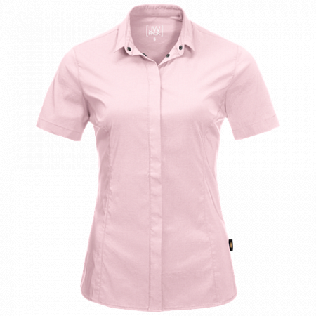 На картинке изображен Рубашка женская Jack Wolfskin Jwp Shirt W pale pink Рубашка женская Jack Wolfskin Jwp Shirt W pale pink