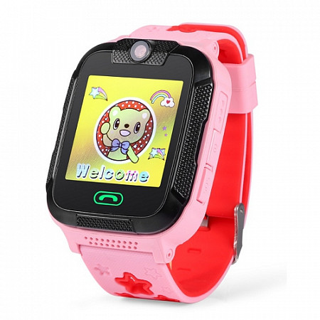Смарт часы детские Wonlex Smart Baby Watch GW2000 pink