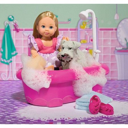 Кукла Evi Love Dog Bath 12 см. (105733094)