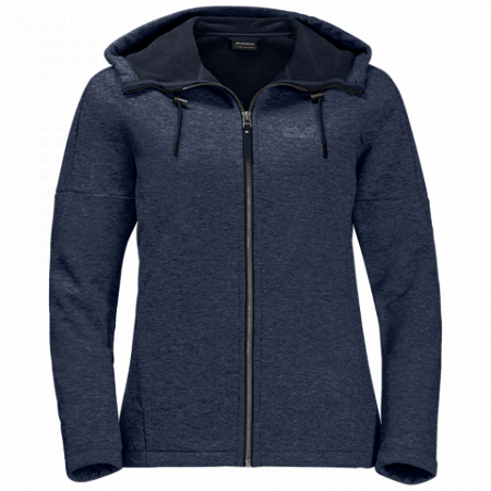 Джемпер женский Jack Wolfskin Sky Thermic Hooded Jkt Women night blue