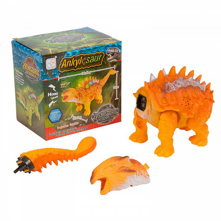 Игрушка на батарейках динозавр светящейся 3316