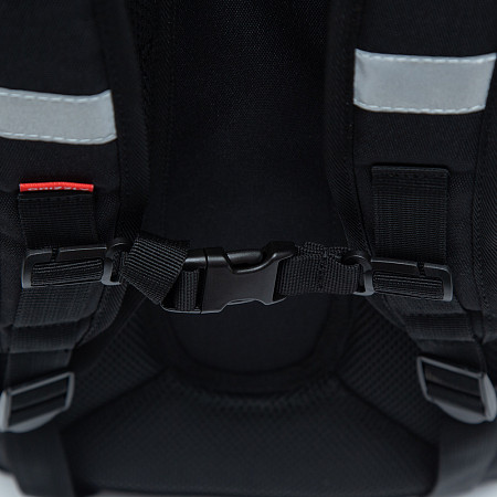 Рюкзак школьный GRIZZLY RAf-193-8 /1 black/light blue