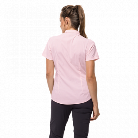 На картинке изображен Рубашка женская Jack Wolfskin Jwp Shirt W pale pink Рубашка женская Jack Wolfskin Jwp Shirt W pale pink