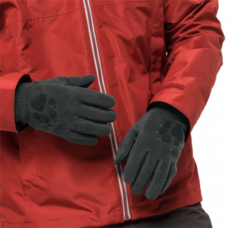 На картинке изображен Перчатки мужские Jack Wolfskin Paw Gloves greenish grey Перчатки мужские Jack Wolfskin Paw Gloves greenish grey