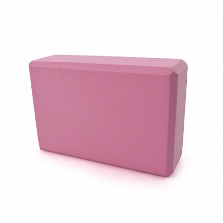 Блок для йоги 23x15x8 Pink