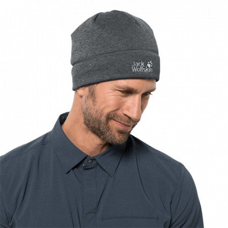 Шапка мужская Jack Wolfskin Skyland Cap dark grey