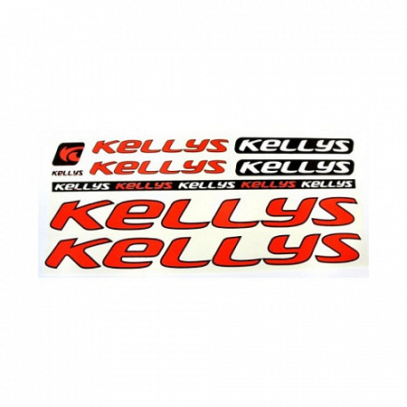 Комплект наклеек Kellys red