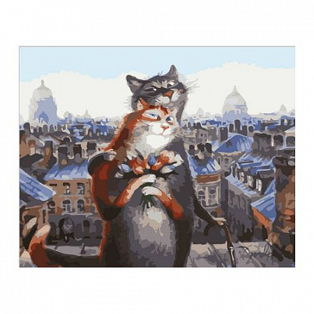 Картина по номерам Picasso Петербургские коты. Белые ночи. PC4050298
