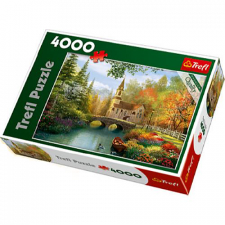 На картинке изображен Пазл Trefl Осенняя ностальгия 45000 Пазл Trefl Осенняя ностальгия 45000