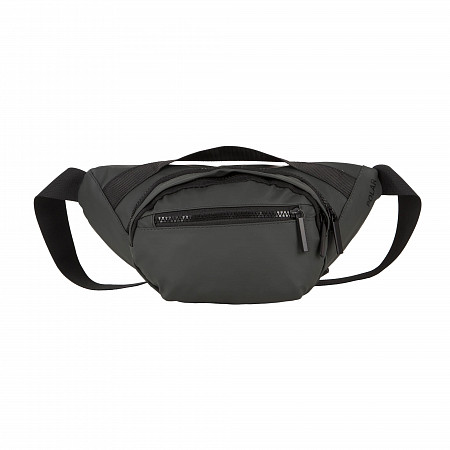 На картинке изображен Сумка на пояс Polar 18251 dark grey Сумка на пояс Polar 18251 dark grey