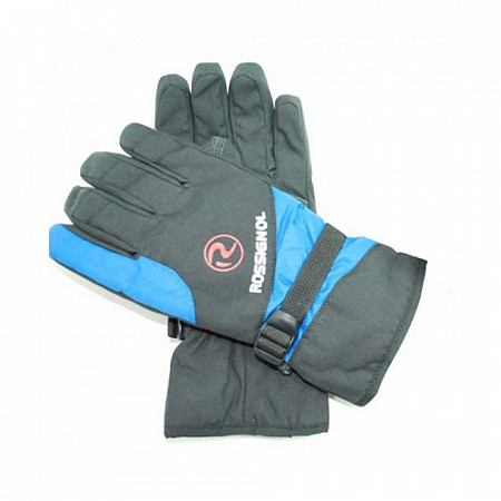 На картинке изображен Перчатки горнолыжные Zez Sport JSD-044 Black/Blue Перчатки горнолыжные Zez Sport JSD-044 Black/Blue