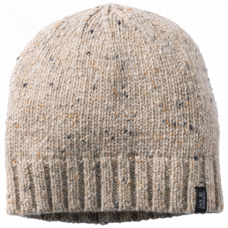 Шапка женская Jack Wolfskin Merino Basic Cap sand dune