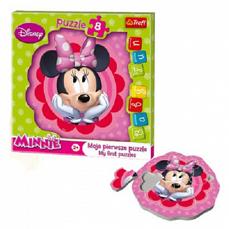 На картинке изображен Пазл-Baby Trefl Fun Минни 4 шт 36117 Пазл-Baby Trefl Fun Минни 4 шт 36117