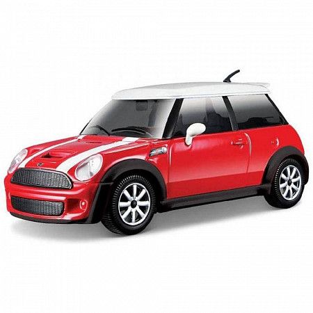 Машинка Bburago 1:24 Mini Cooper S (18-22124) red