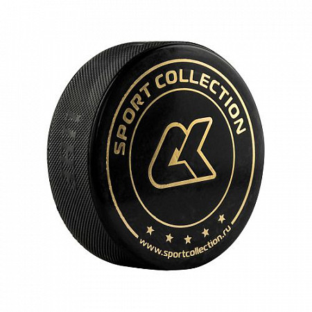 Шайба хоккейная Gufex Золотой логотип СК