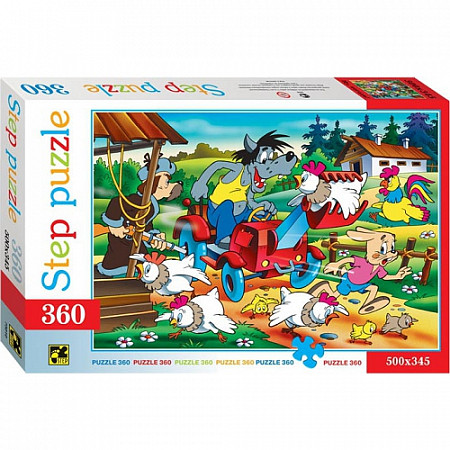 Пазлы Step Puzzle 360 "Ну, погоди! - 2" 73010