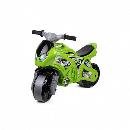 Каталка-мотоцикл ТехноК Racing high speed 5859 green