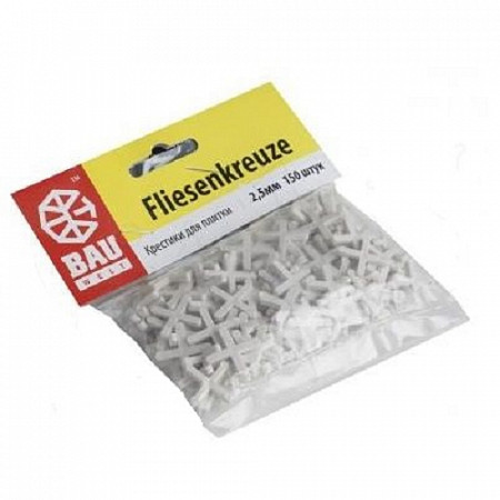 Крестики для плитки Bauwelt 2 мм 150шт 01600-010020