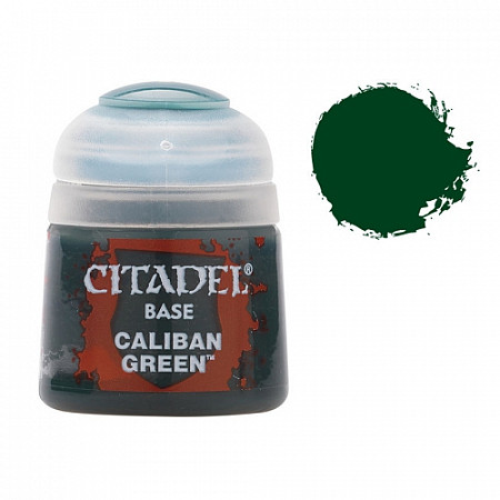 Краска для миниатюр Games Workshop Base: Caliban Green 21-12