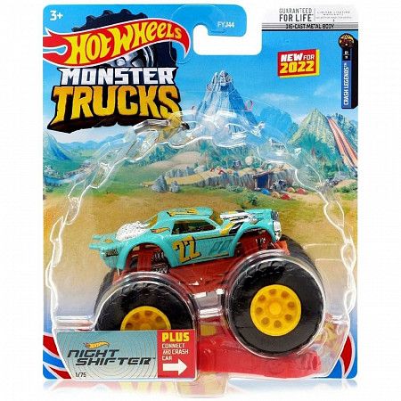 Машинка Hot Wheels Монстр Трак Night Shifter 1/75 (FYJ44 HCN55) коллекция 2022