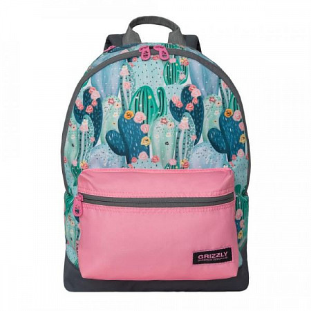 Школьный рюкзак GRIZZLY Цветущие кактусы RX-940-6