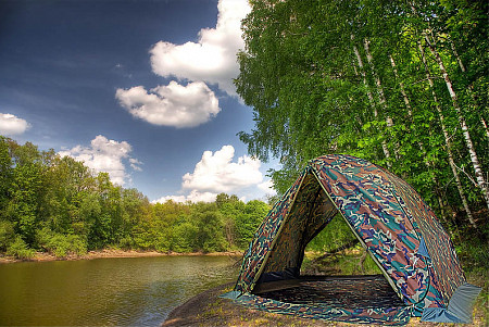 На картинке изображен Палатка Lotos 4 Carp Палатка Lotos 4 Carp