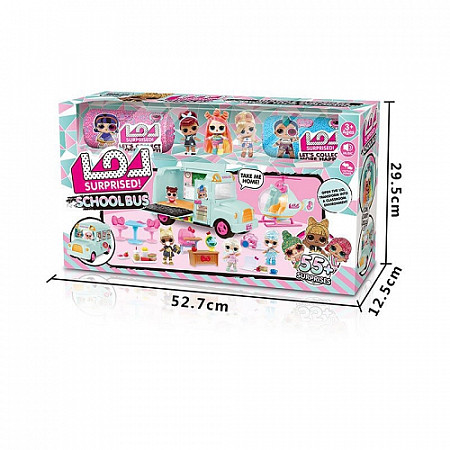 На картинке изображен Игровой Набор Куколки L.O.L. School Bus K5631 Игровой Набор Куколки L.O.L. School Bus K5631