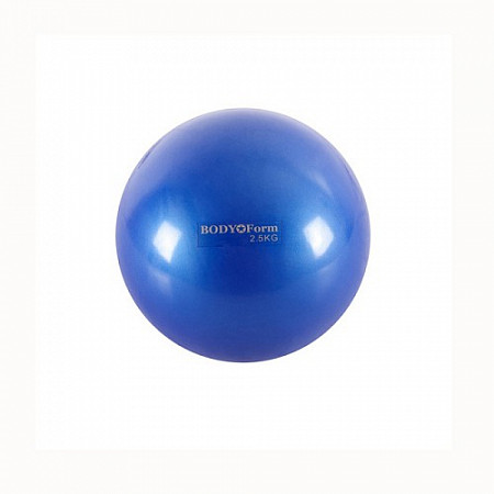 Мяч утяжеленный Body Form для пилатеса BF-TB01 2,5 кг blue