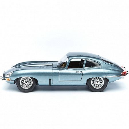 Машинка Bburago 1:18 Jaguar E-type Coupe (18-12044) silver