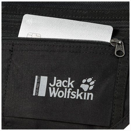 Сумка поясная Jack Wolfskin Document Belt Rfid black 8006951-6000