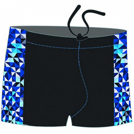 Плавки-шорты мужские для бассейна Atemi принт вставки SM8 19