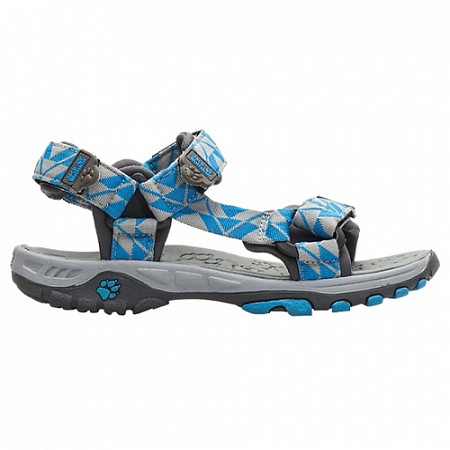 На картинке изображен Сандалии детские Jack Wolfskin Kids Seven Seas turquoise Сандалии детские Jack Wolfskin Kids Seven Seas turquoise