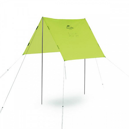 Дождевик пончо-тент Naturehike 20D Green