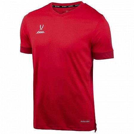 Футболка игровая Jogel DIVISION PerFormDRY Union Jersey red/white/dark red