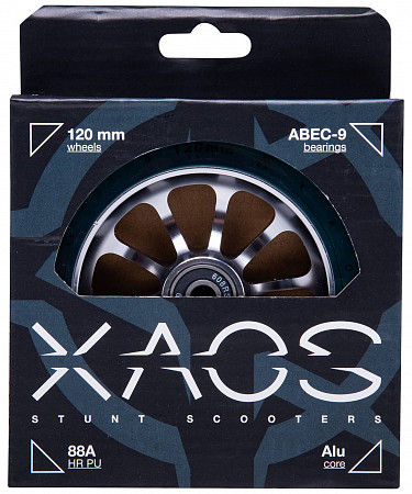 Колесо для трюкового самоката XAOS Spoke 120 mm blue