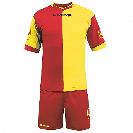 Футбольная форма Givova Kit Combo KITC22 red/yellow