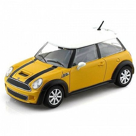 Машинка Bburago 1:24 Mini Cooper S (18-22124) yellow