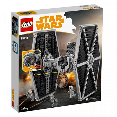 На картинке изображен Конструктор LEGO Star Wars Имперский истребитель СИД 75211 Конструктор LEGO Star Wars Имперский истребитель СИД 75211