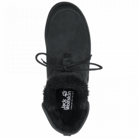 На картинке изображен Полуботинки женские Jack Wolfskin Auckland Wt Texapore Boot W black / black Полуботинки женские Jack Wolfskin Auckland Wt Texapore Boot W black / black
