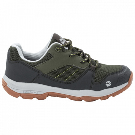 Кроссовки детские Jack Wolfskin Mtn Attack 3 Low K khaki / phantom