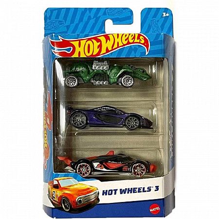 Набор машинок Hot Wheels 3 шт. (K5904 №72)